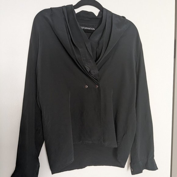 Black Reformation Formal Button Up (Size: M/L) - Picture 1 of 5